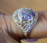 Image result for Purple Fire Opal Ring