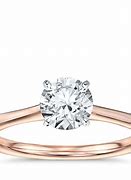Image result for Rose Gold Solitaire Engagement Ring