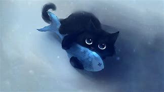 Image result for Cute Anime White Cat