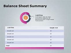Image result for Balance Sheet Template for Presentation