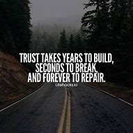 Image result for Quotes About Lost Trust