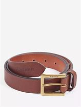 Image result for Barbour Brown Leather Belt