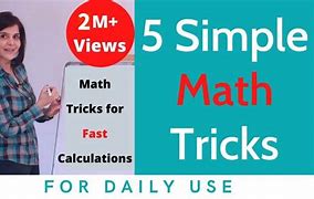 Image result for 5 Mathematical Tricks