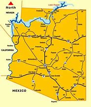 Image result for Show Map Arizona Cities