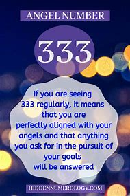 Image result for The Meaning of Angel Number 333