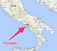 Image result for Map of Pompeii and Amalfi Coast