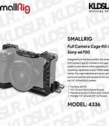 Image result for Sony A6700 Cage