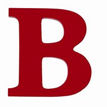 Image result for Alphabet Letter B Red
