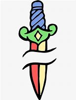 Image result for Rainbow Knife Clip Art