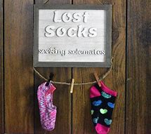 Image result for Lost Socks Sign for Laundry Room