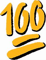 Image result for Black 100 Emoji