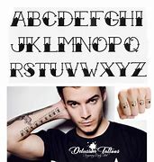 Image result for Alphabet Letters Tattoo Flash