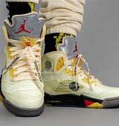 Image result for Shoe Drip Jordan 5s Off White