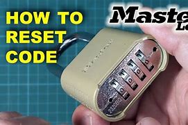 Image result for How to Open a Combination Lock Box