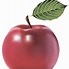 Image result for Red Apple Clip Art Black Background