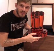 Image result for PewDiePie Custom Play Button