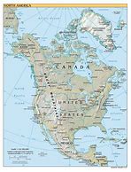 Image result for North America Major Cities Map