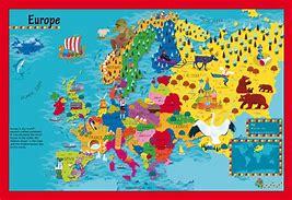 Image result for Where Is Europe On a Kids Map