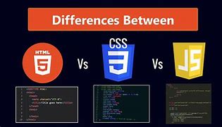 Image result for Difference Between HTML CSS and JavaScript