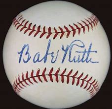 Image result for Babe Ruth Ball