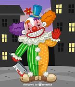 Image result for Scary Clown Vector