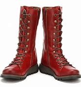 Image result for Red Women's Boots Size 8