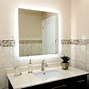 Image result for Illuminated Square Bathroom Mirrors