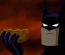 Image result for Batman Eats a Hot Dog