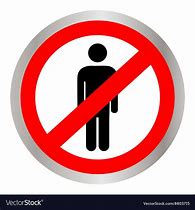 Image result for No People Allowed Sign