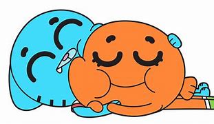 Image result for Gumball Hugging Darwin and Anais