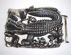 Image result for Alligator Belt Sterling Silver