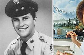 Image result for Bob Ross in Military