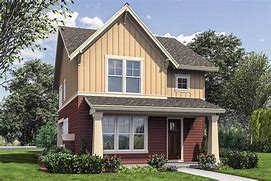 Image result for Narrow House Plans with Rear Garage