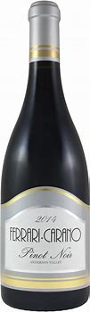 Image result for Ferrari Carano Pinot Noir Anderson Valley