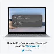 Image result for No Internet Secured Error