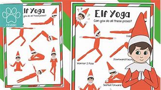 Image result for Elf On the Shelf Yoga
