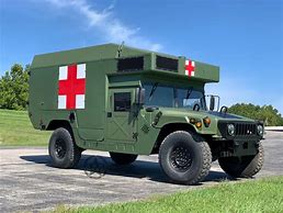 Image result for Humvee Ambulance Camper