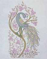 Image result for Beautiful Peacock Machine Embroidery Designs