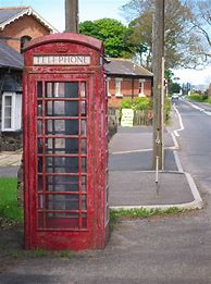 Image result for Silver Replica British Phone Box