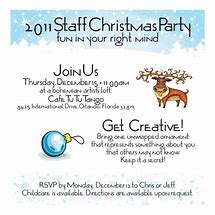 Image result for Staff Party Invitation