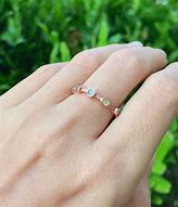Image result for Rose Gold Opal Promise Ring