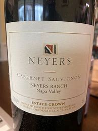 Image result for Neyers Cabernet Sauvignon Neyers Ranch Conn Valley