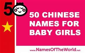 Image result for Female Chinese Names for Girls
