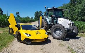 Image result for Lamborghini Tractor and Car