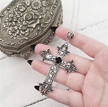 Image result for Goth Cross Necklace