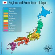 Image result for Regions and Prefectures of Japan