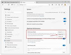 Image result for Performance Mode Edge Mac