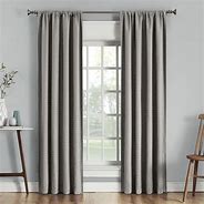 Image result for Dark-Gray Blackout Curtains