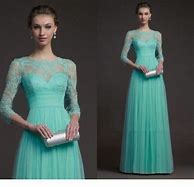 Image result for Long Sleeve Evening Gowns Dresses