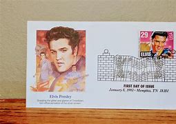 Image result for 1993 Elvis Framed Postcard and 4 Stamps